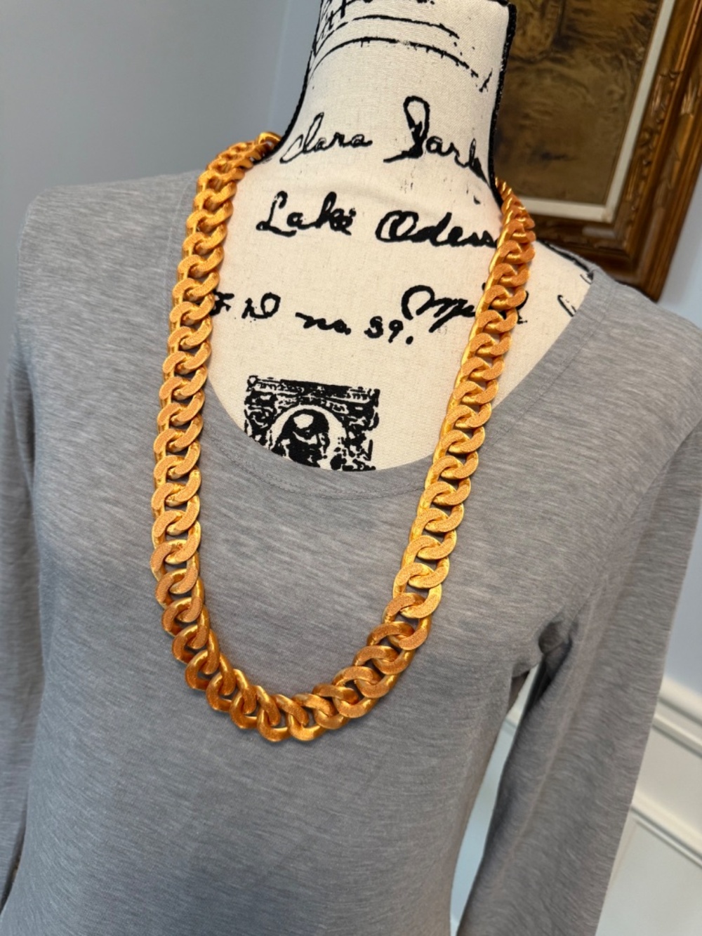 "CUBAN CHAIN" 3D Printed 15" drop